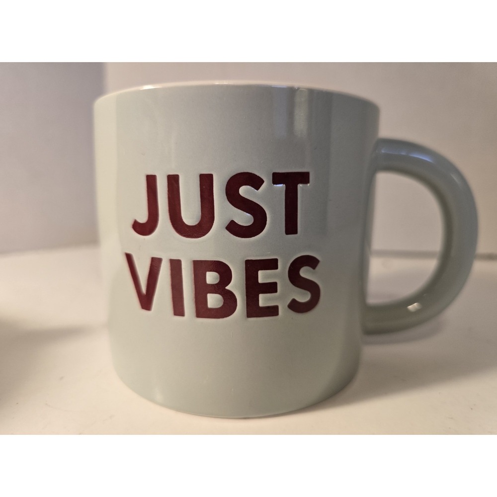 Room Essentials Stoneware Mug with Handle - Just Vibe - NEW #2